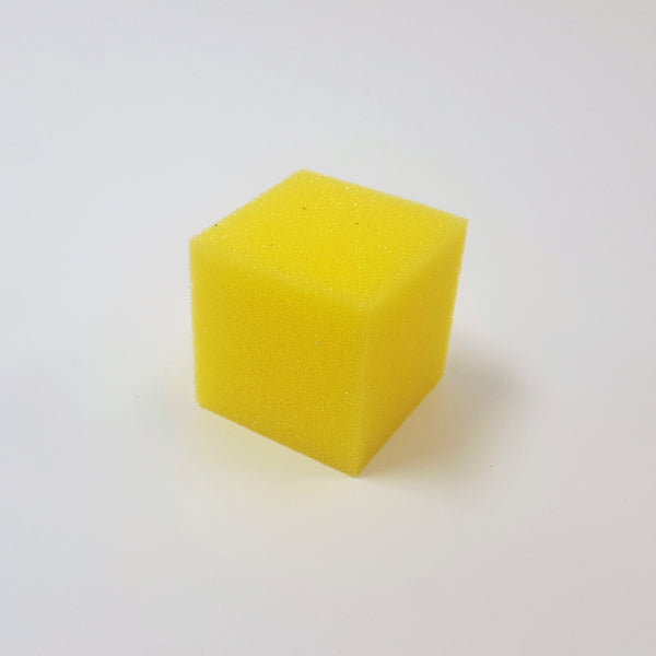 Foam Cube - Small Yellow